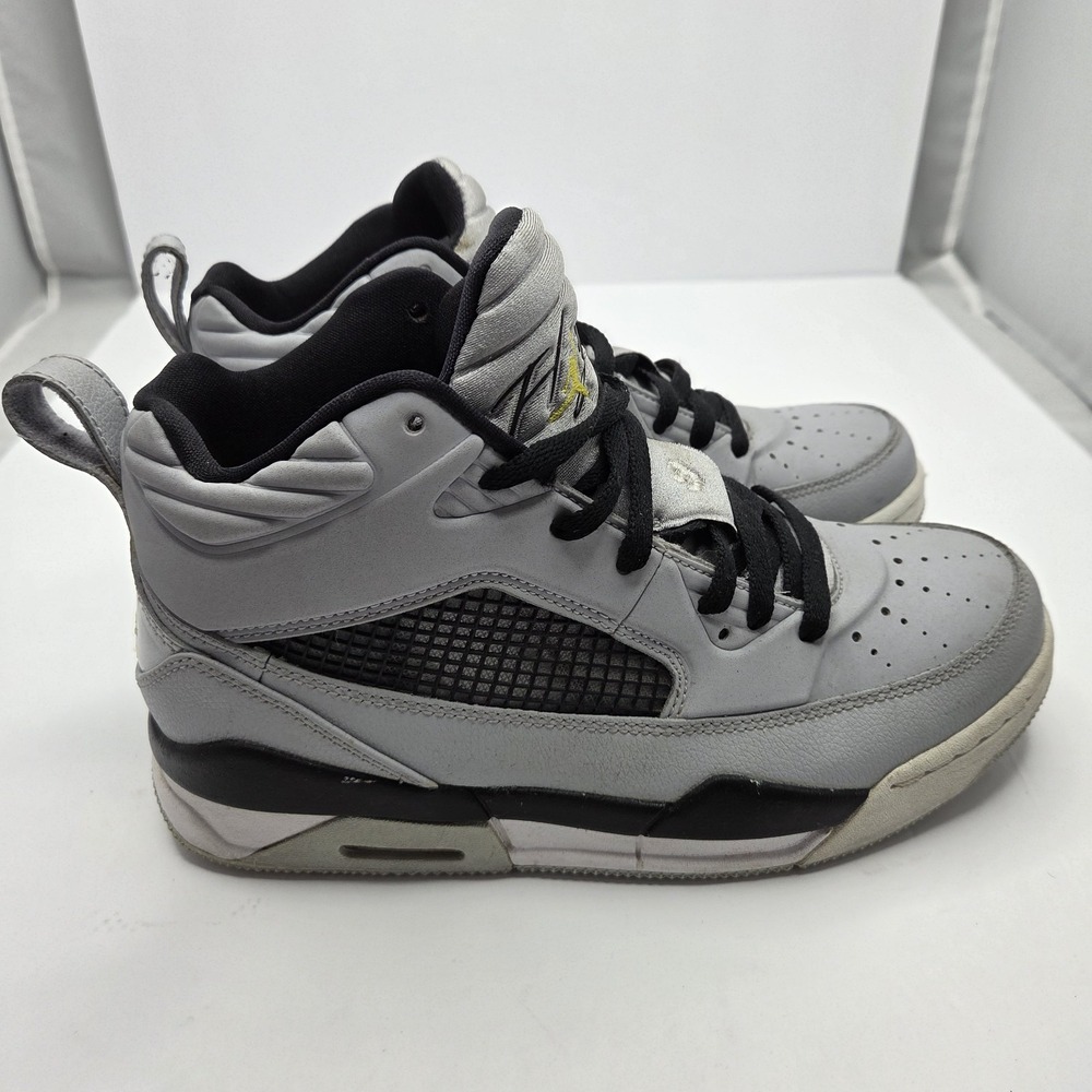 Nike Air Jordan Flight Youth 6.5Y Gray Black High Top Basketball Shoes